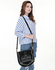 ADBGA684A Genuine Western Suede Leather women bag