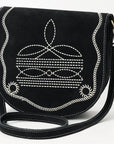 ADBGA684A Genuine Western Suede Leather women bag