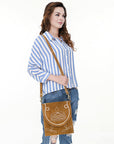 ADBGA685C Genuine Western Suede Leather women bag