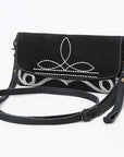 American Darling Suede Bag Genuine Leather Clutch Bag