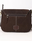 American Darling Hand Tooled Genuine Leather Crossbody Bag