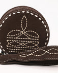 American Darling Suede Bag Genuine Leather Canteen Bag