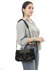 American Darling Suede Bag Genuine Leather Clutch Bag