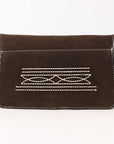 American Darling Suede Bag Genuine Leather Clutch Bag