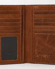 American Darling Genuine Leather Rodeo Wallet For Men & Women Unisex Purse