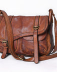 Spaghetti Western Crossbody Genuine Leather Women Bag Western Handbag Purse