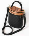 American Darling Jewelry Case Hand Tooled Genuine Western Leather Women Bag Western Handbag Purse