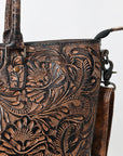 ADBG1519A Tote Hand Tooled Genuine Western Leather Women Bag