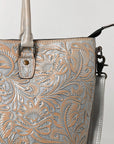 ADBG1519B Tote Hand Tooled Genuine Western Leather Women Bag