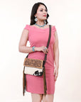 OHLAY Clutch Genuine Leather women bag western Bag SKBZ164