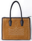 American Darling Tote Genuine Western Suede Leather women bag