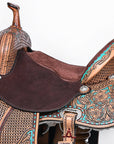 Durable Flexible Tree Western Trail Saddle For All Day Comfortable Outdoor Rides