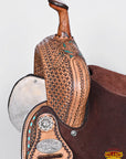 Durable Flexible Tree Western Trail Saddle For All Day Comfortable Outdoor Rides