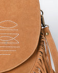 American Darling Crossbody Genuine Suede Leather women bag western handbag purse