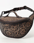 American Darling Fanny Pack Hand Tooled Genuine Western Leather Women Bag Handbag Purse |
