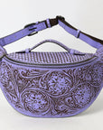 American Darling Fanny Pack Hand Tooled Genuine Western Leather Women Bag Handbag Purse |