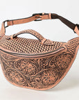 American Darling Fanny Pack Hand Tooled Genuine Western Leather Women Bag Handbag Purse |