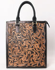 American Darling Hand Tooled Genuine Leather Tote Bag
