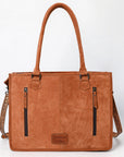 American Darling Tote Hand Tooled Suede Genuine Western Leather Women Bag Western Handbag Purse