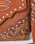 American Darling Cross Body Hand Tooled Suede Genuine Western Leather Women Bag Western Handbag Purse