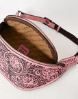 American Darling Fanny Pack Hand Tooled Genuine Western Leather Women Bag Handbag Purse |