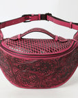 American Darling Fanny Pack Hand Tooled Genuine Western Leather Women Bag Handbag Purse |