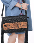 American Darling Crossbody Hand Tooled Genuine Western Leather Women Bag Western Handbag Purse