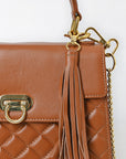 Never Mind Western Cross Body Genuine Leather Handbag Purse Wallet Bag For Women Girls