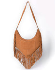 American Darling Small Crossbody Suede Genuine Leather Women's Bag Western Handbag Purse |