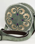 ADBGZX101 Canteen Genuine Western Suede Leather women bag