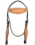 HILASON Western Horse Headstall Breast Collar Set Tack Genuine American Leather
