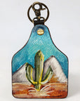 American Darling ADKRM134 Hand Painted Genuine Leather Keyring Key chain