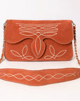 American Darling Suede Bag Genuine Leather Clutch Bag