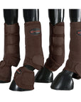 HILASON L M S Horse Front Rear Hind Leg Sport Boots & Bell 6 Pack | Jumping