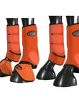HILASON L M S Horse Front Rear Hind Leg Sport Boots & Bell 6 Pack | Jumping