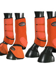HILASON L M S Horse Front Rear Hind Leg Sport Boots & Bell Boots 6 Pack