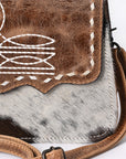 American Darling Crossbody Hair on Genuine Leather Women Bag Western Handbag Purse