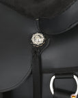 Hilason Western Horse Flex Tree Saddle Cordura Synthetic Trail Pleasure Black