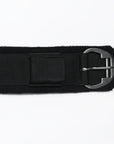 Hilason Western Horse Felt Lined Straight Saddle Cinch Girth Stainless Steel Buckle