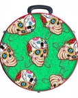 Hilason Medium 4 Rope Capacity Can With Attractive Printed Genuine Leather Trim
