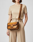 American Darling Handcrafted Western Leather Crossbody Bag for Women – Braided Trim Shoulder Purse