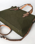 American Darling Tote Hand Tooled Saddle Blanket Genuine Leather Women Bag Western Handbag Purse