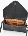American Darling Women's Envelope Bag Western Crocodile Genuine Leather Handbag and Ladies Purse