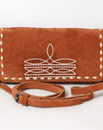 American Darling Western Small Cross Body Genuine Leather Handbag Purse Wallet Bag For Women Girls