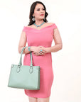 OHLAY OHZX122 Tote Genuine Leather Women Bag Western Handbag Purse