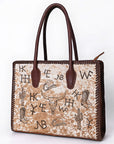 American Darling Tote Genuine Leather Women Bag Western Handbag Purse