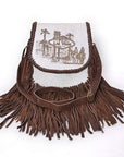 American Darling Crossbody Hair-on Genuine Leather women bag western handbag purse