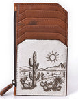 American Darling ADCCM101Q Card-Holder Hair On Genuine Leather women bag western handbag purse