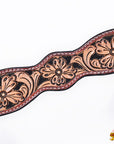HILASON Western Horse Floral Hand Carved Tack Set Genuine Leather Brown