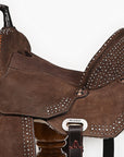 Western Barrel Saddle With Flex Tree For Trail Riding